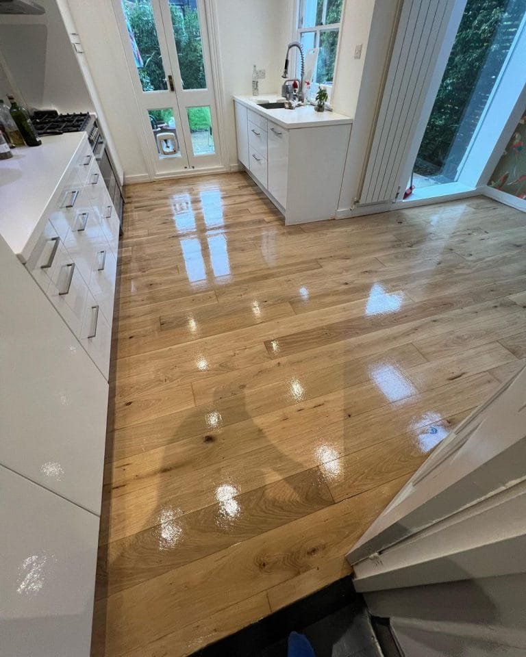 Oak floor restoration